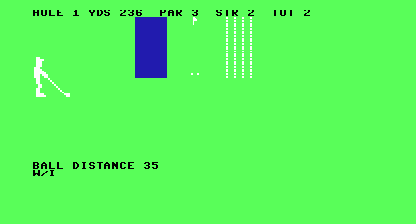 C64 golf Screenshot 1